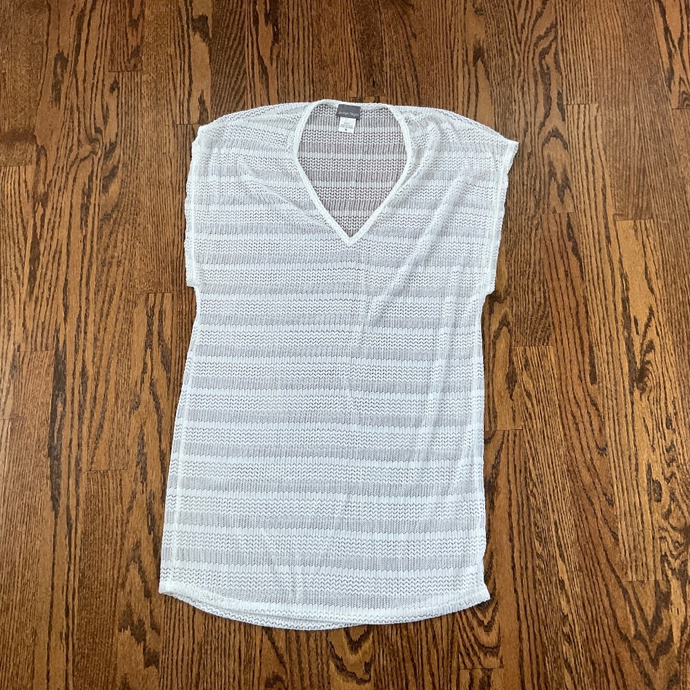 Women’s Jordan Taylor size S white meshy cover up